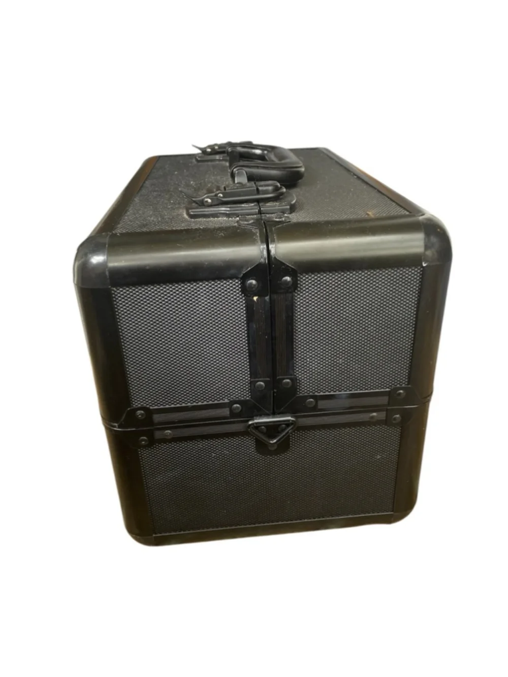 Sephora Rare Vintage Black Hard-Shell Makeup Train Case with Handle